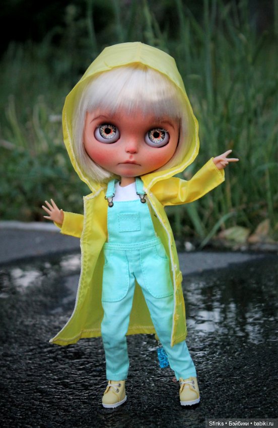 Попугайчик после дождя — ООАК и репейнт игровых кукол: Bratz