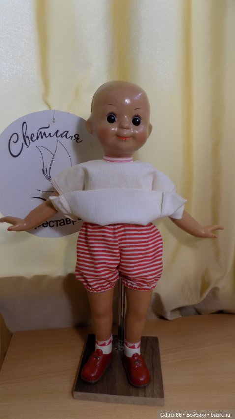 Реставрация опилочной куклы СССР Танюши. Финал