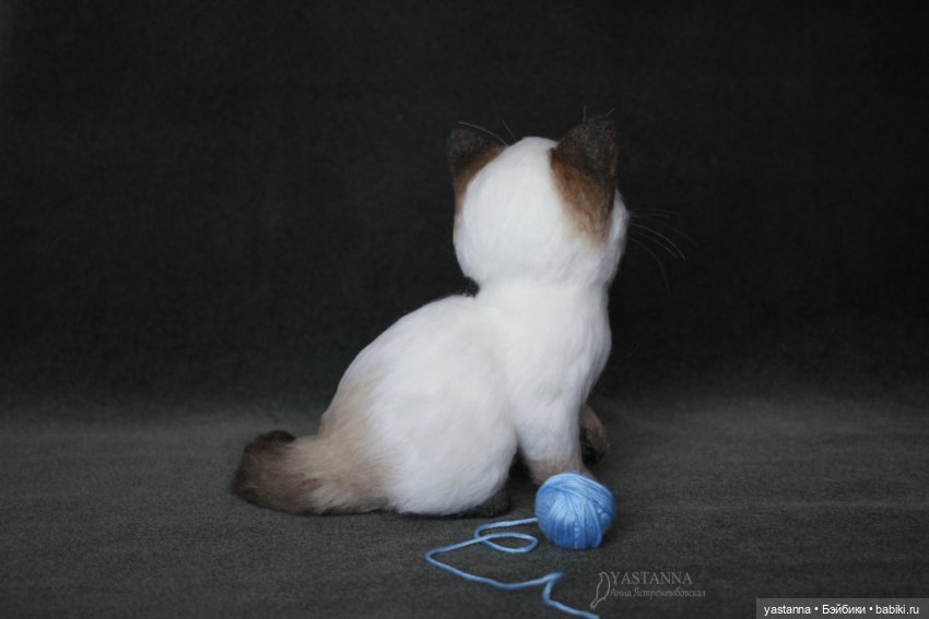 Найденыш — Валяные игрушки из шерсти: сухое валяние (фото 7)