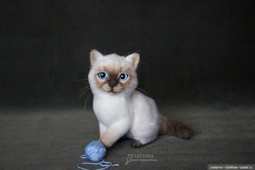 Найденыш — Валяные игрушки из шерсти: сухое валяние (фото 3)