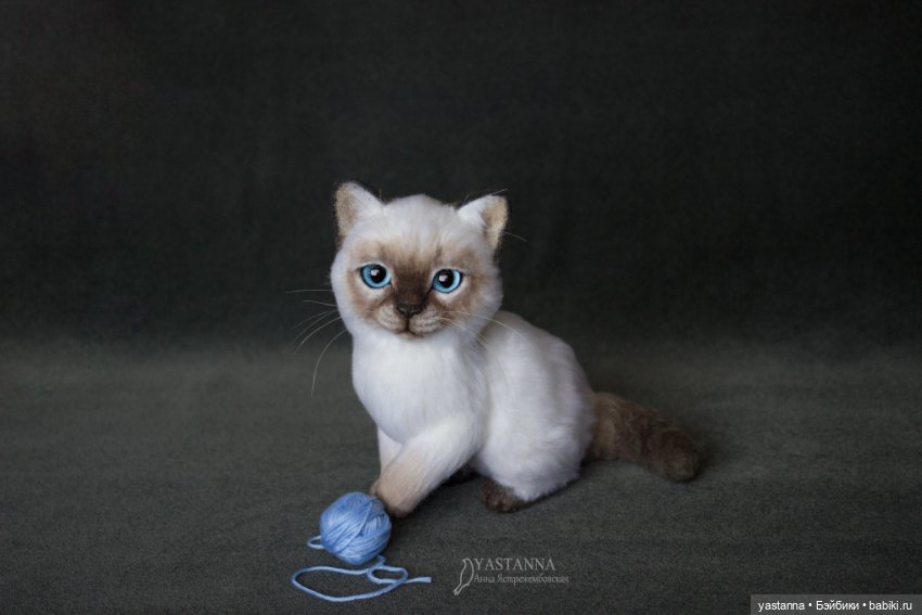 Найденыш — Валяные игрушки из шерсти: сухое валяние (фото 2)