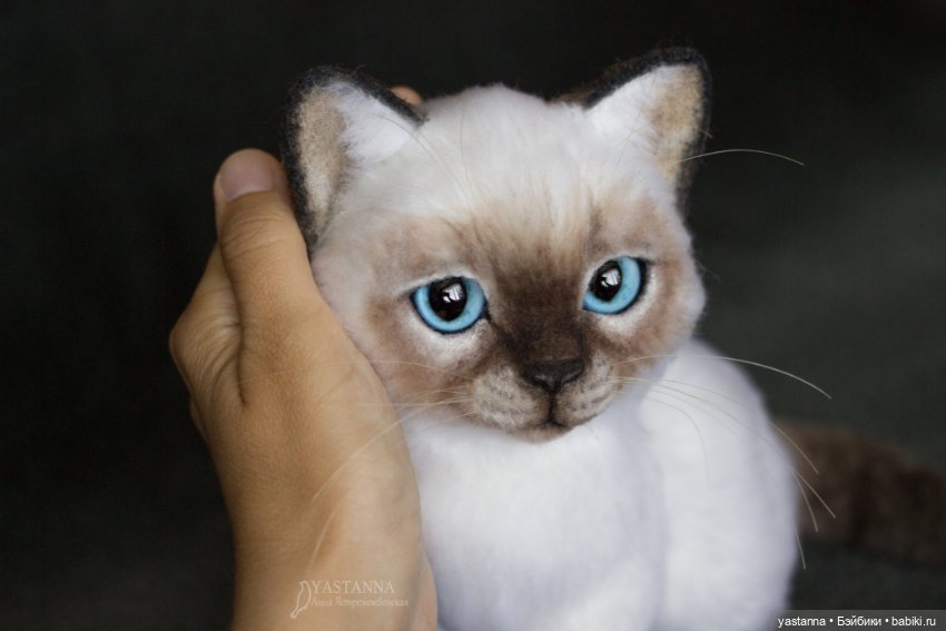 Найденыш — Валяные игрушки из шерсти: сухое валяние