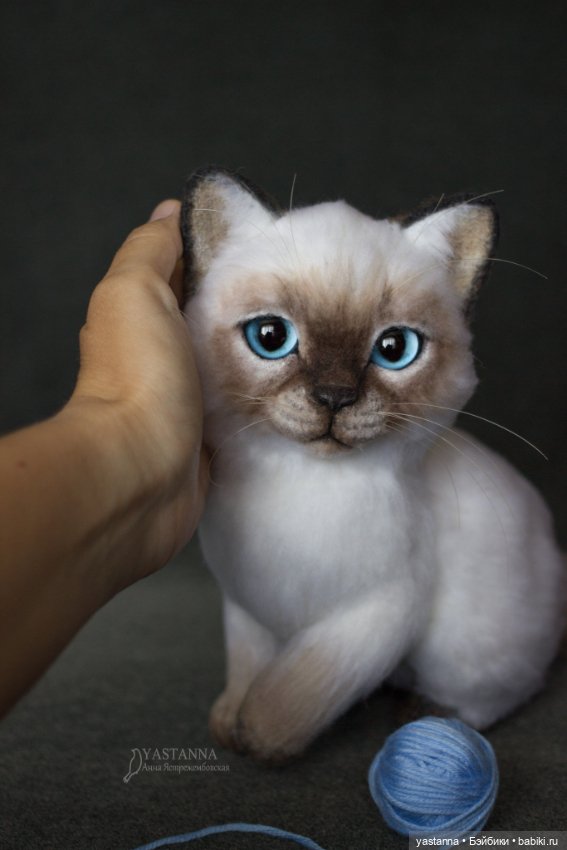 Найденыш — Валяные игрушки из шерсти: сухое валяние