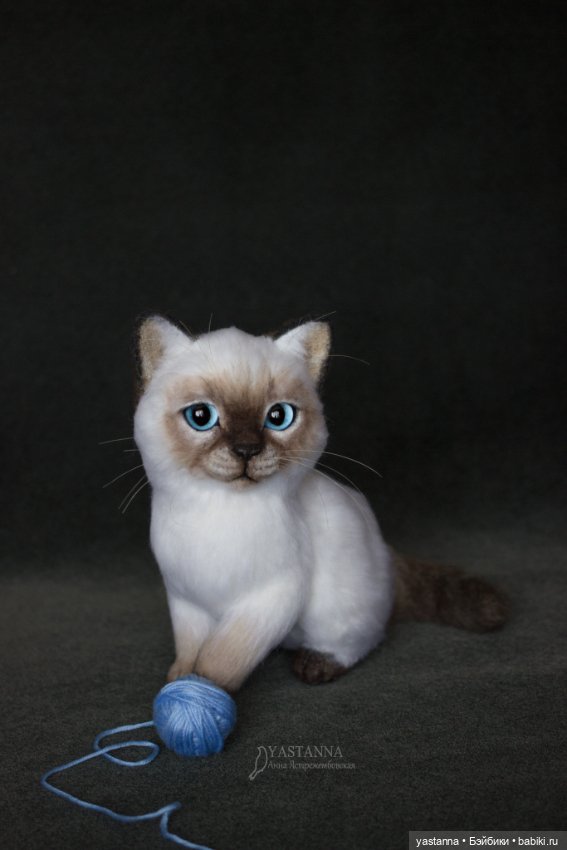 Найденыш — Валяные игрушки из шерсти: сухое валяние