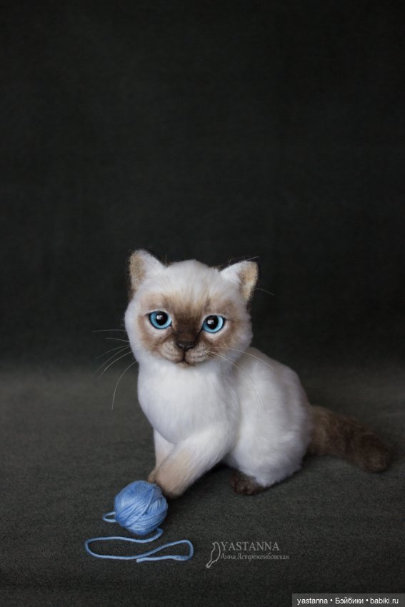 Найденыш — Валяные игрушки из шерсти: сухое валяние (фото 4)