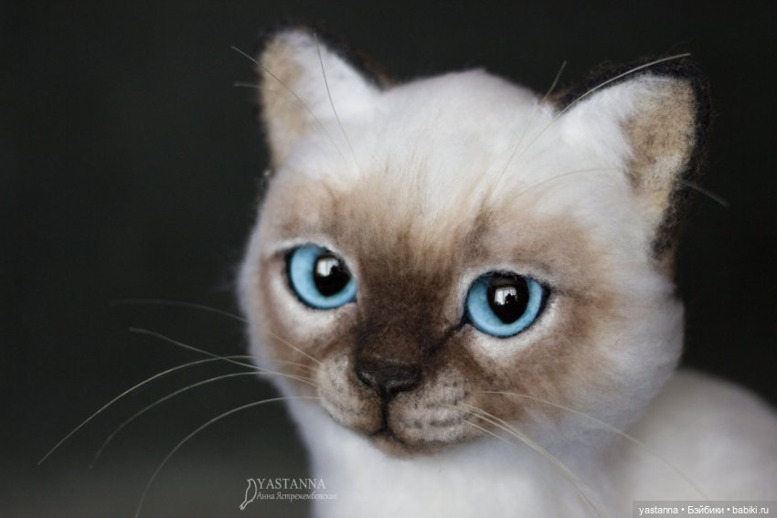 Найденыш — Валяные игрушки из шерсти: сухое валяние (фото 10)