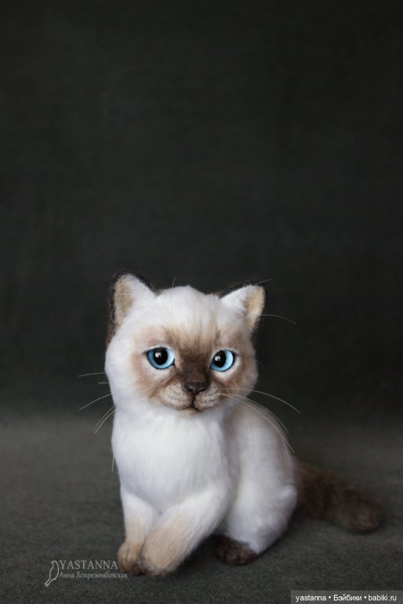 Найденыш — Валяные игрушки из шерсти: сухое валяние (фото 5)