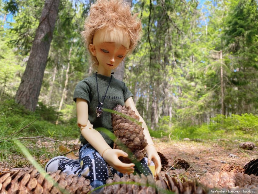 Ольвин гуляет по роще — Куклы Doll Leaves (Долл Ливз): BJD (БЖД)