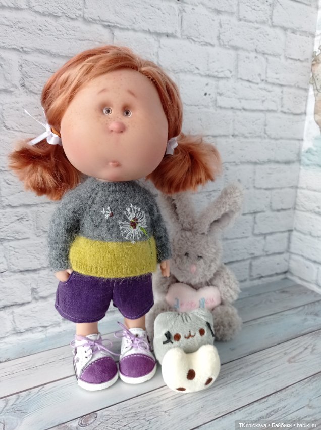 Жужа и одуван 😊 — Одежда и обувь для кукол своими руками: фото