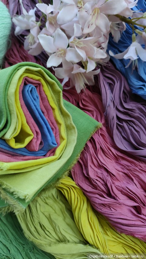 Ткани ручного окрашивания (фото 2)