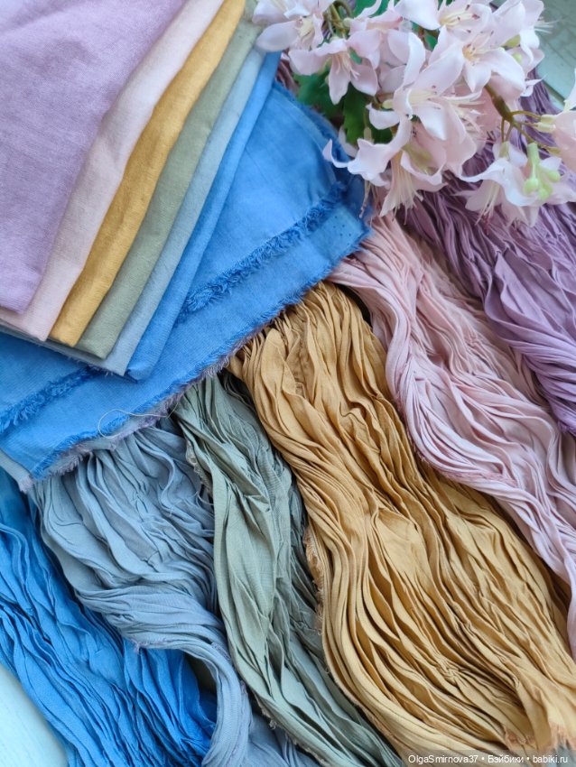 Ткани ручного окрашивания (фото 5)