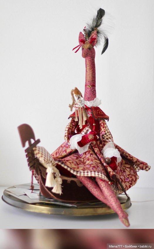 Венецианская дама — Авторские текстильные куклы: Вальдорфские (фото 7)