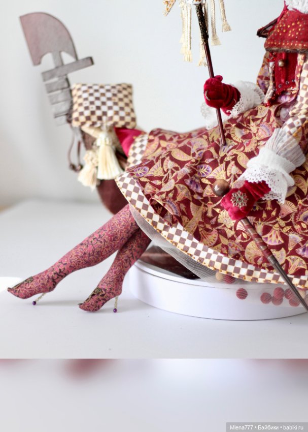 Венецианская дама — Авторские текстильные куклы: Вальдорфские (фото 4)