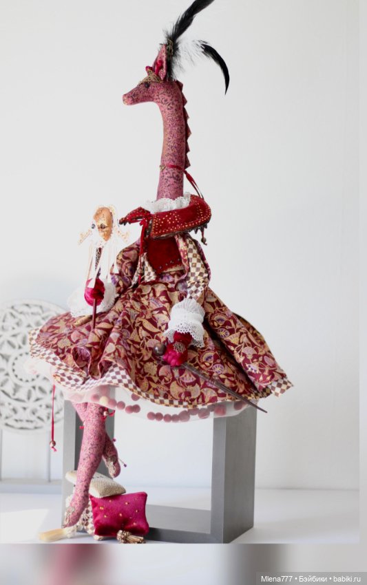 Венецианская дама — Авторские текстильные куклы: Вальдорфские (фото 8)