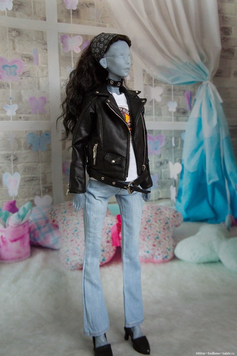 Кожаная куртка и джинсы на Химеру (фото 4)