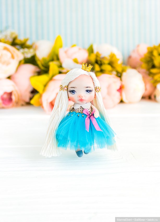 .Маленькая куколка Лизи — Авторские миниатюрные куклы: лепка (фото 7)