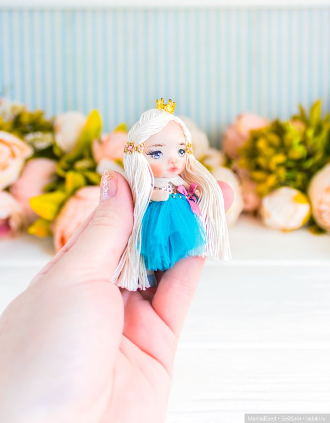 .Маленькая куколка Лизи — Авторские миниатюрные куклы: лепка (фото 3)