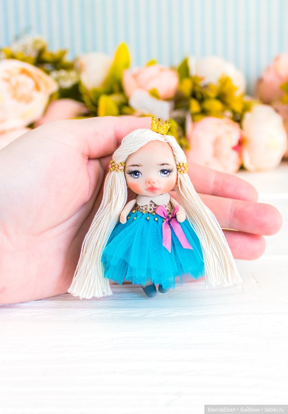 .Маленькая куколка Лизи — Авторские миниатюрные куклы: лепка (фото 9)