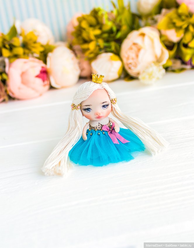 .Маленькая куколка Лизи — Авторские миниатюрные куклы: лепка (фото 8)