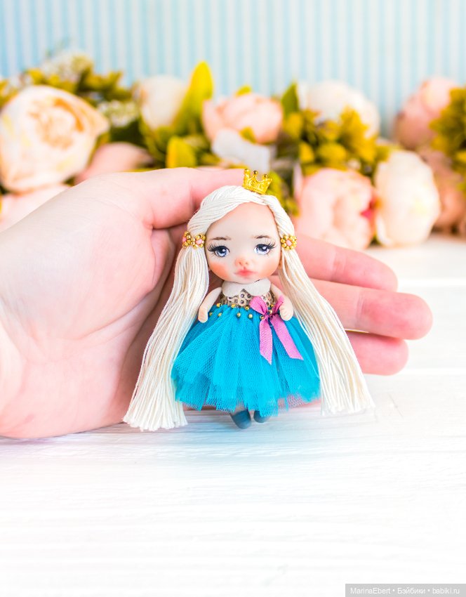 .Маленькая куколка Лизи — Авторские миниатюрные куклы: лепка (фото 6)