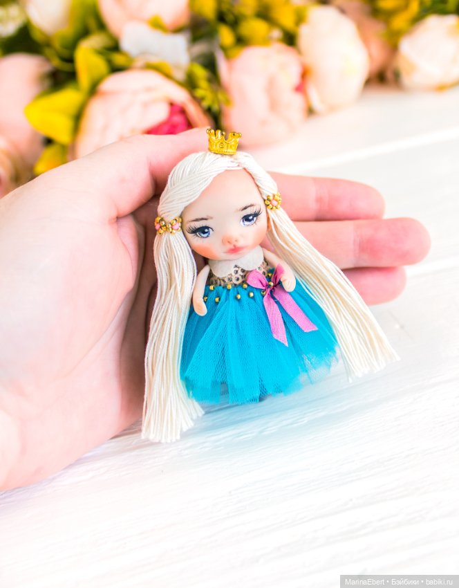 .Маленькая куколка Лизи — Авторские миниатюрные куклы: лепка (фото 5)