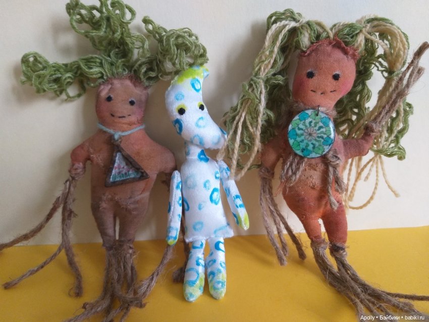Маленький месяц — Авторские текстильные куклы: Вальдорфские (фото 6)