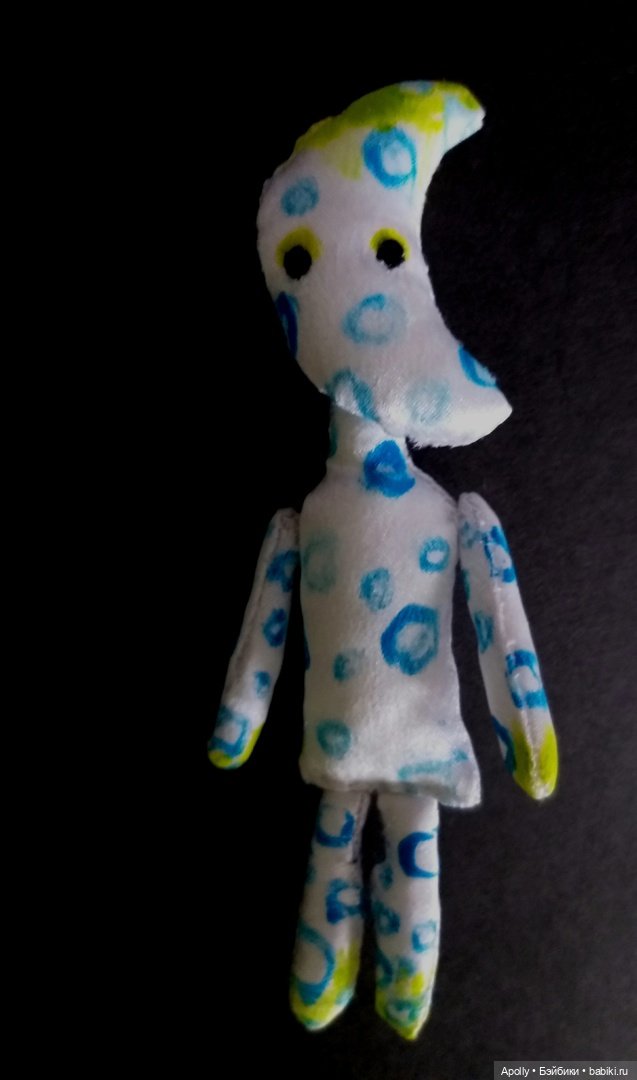 Маленький месяц — Авторские текстильные куклы: Вальдорфские (фото 3)