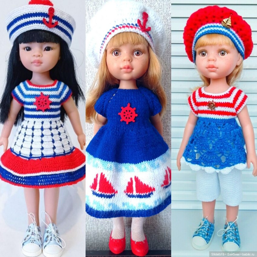 С Днём России — Одежда и обувь для кукол своими руками: фото (фото 4)
