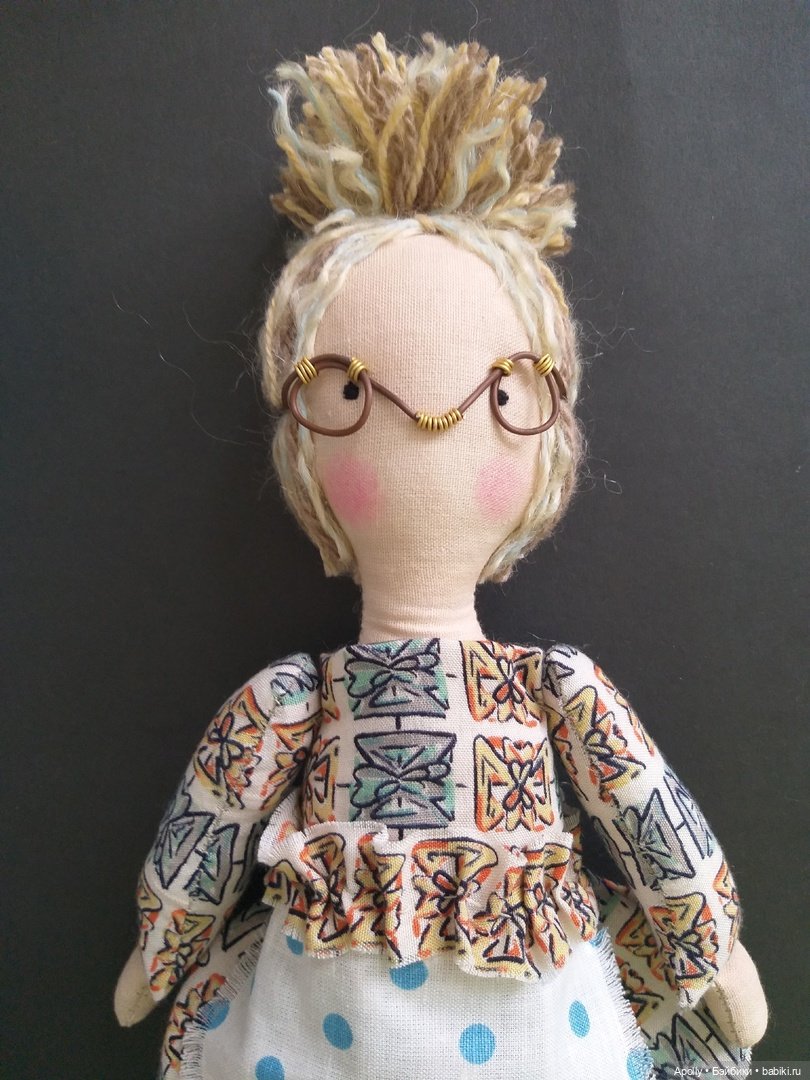 Бабушка Стеша — Авторские текстильные куклы: Вальдорфские (фото 4)