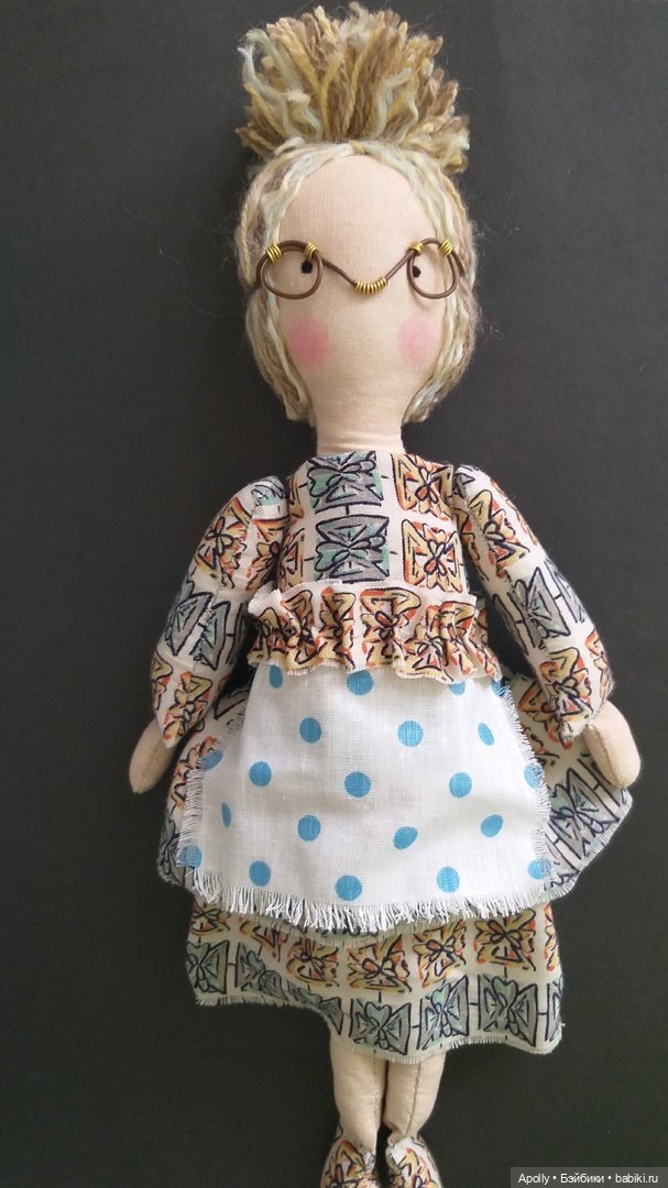 Бабушка Стеша — Авторские текстильные куклы: Вальдорфские (фото 3)