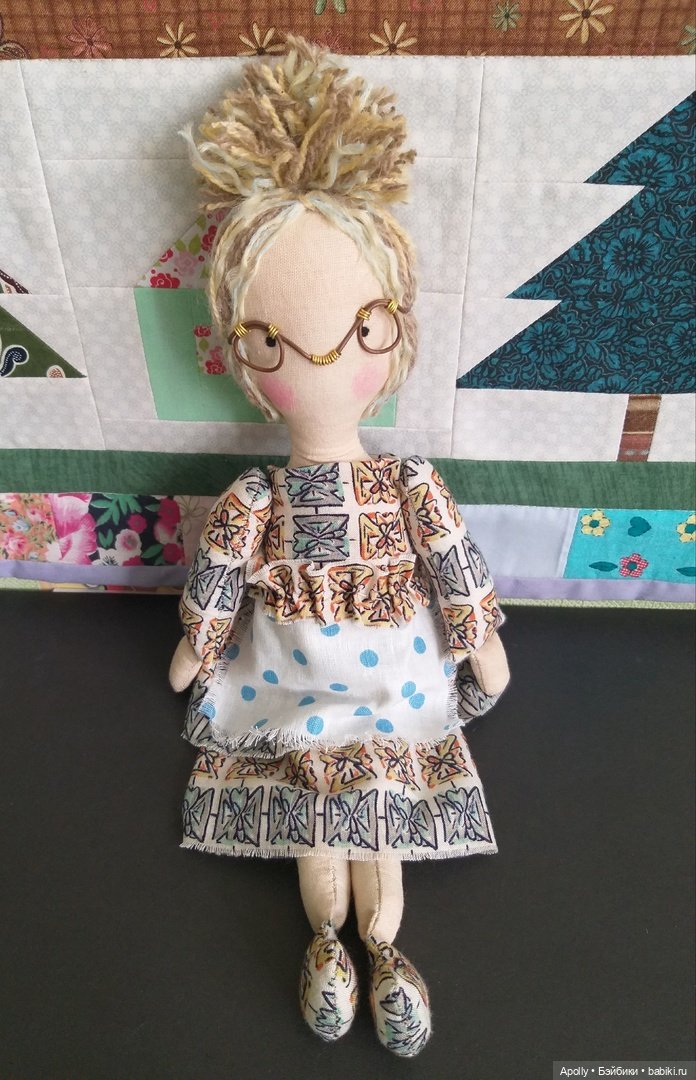 Бабушка Стеша — Авторские текстильные куклы: Вальдорфские (фото 2)