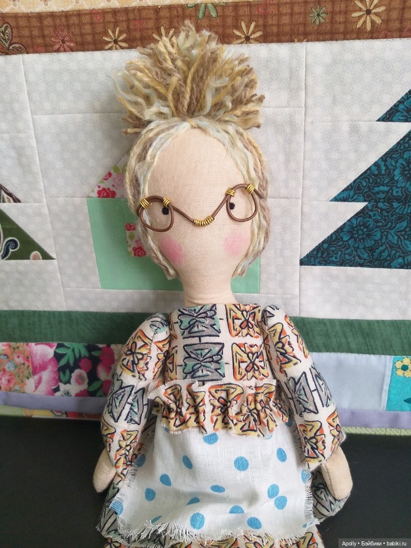 Бабушка Стеша — Авторские текстильные куклы: Вальдорфские (фото 5)