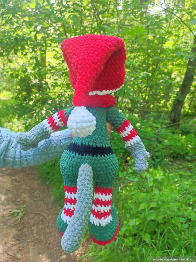 Зимний кот в лете — Вязаные игрушки и амигуруми: крючком