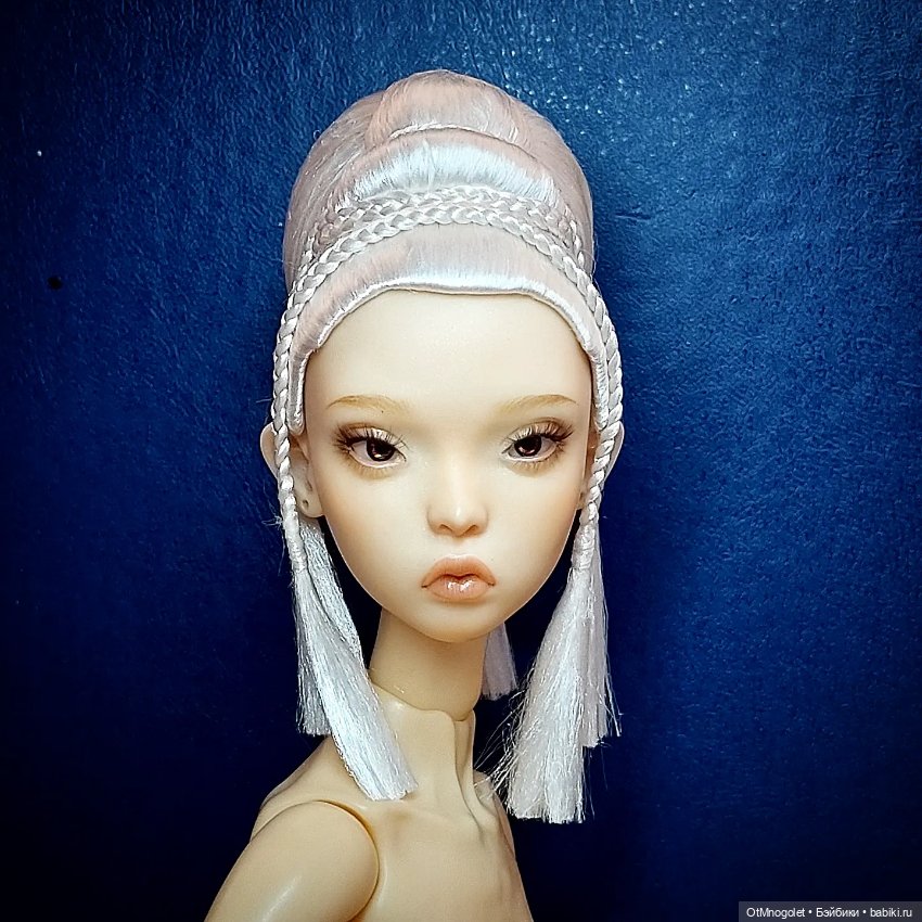 Ювелирный парик Ot Mnogolet "Кокон" цвета Пломбир (фото 5)