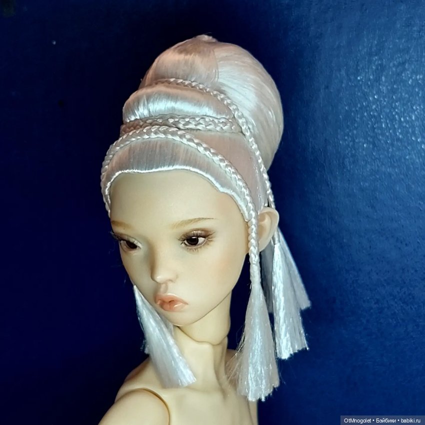 Ювелирный парик Ot Mnogolet "Кокон" цвета Пломбир (фото 7)