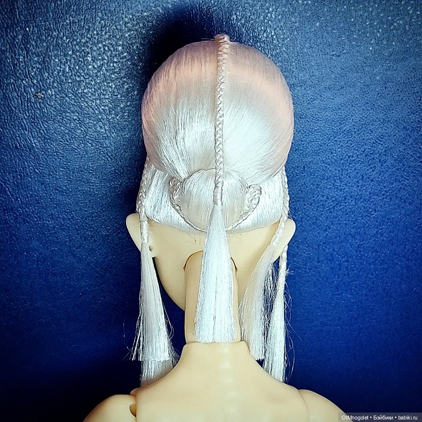 Ювелирный парик Ot Mnogolet "Кокон" цвета Пломбир (фото 6)