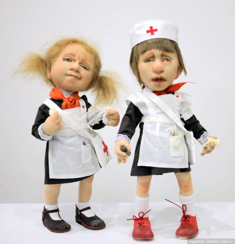 "Мы с Тамарой" на выставке "Куклы с характером. Четвертая высота"