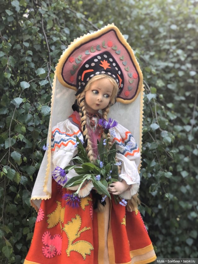 Маруся — Антикварные куклы Lenci (Ленчи): итальянский фетр (фото 8)