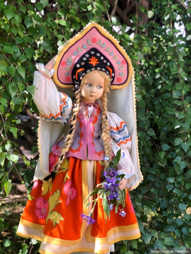 Маруся — Антикварные куклы Lenci (Ленчи): итальянский фетр (фото 6)