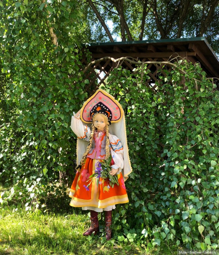 Маруся — Антикварные куклы Lenci (Ленчи): итальянский фетр (фото 7)