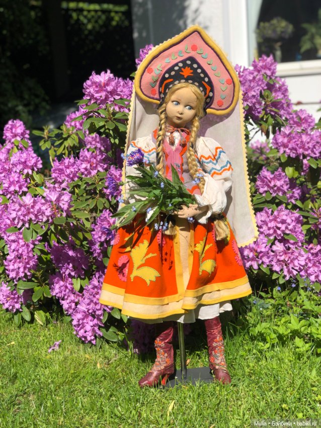 Маруся — Антикварные куклы Lenci (Ленчи): итальянский фетр (фото 10)