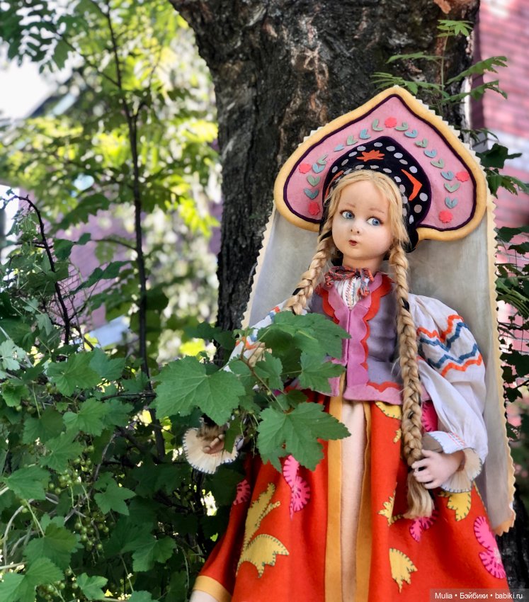Маруся — Антикварные куклы Lenci (Ленчи): итальянский фетр (фото 4)