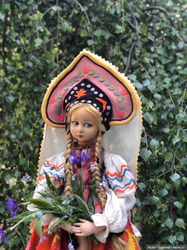 Маруся — Антикварные куклы Lenci (Ленчи): итальянский фетр (фото 9)