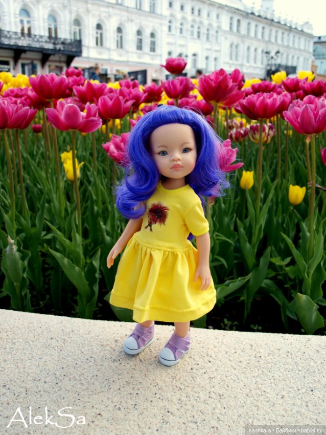 Весна, тюльпаны, Вайлет — Куклы Paola Reina (Паола Рейна): новинки