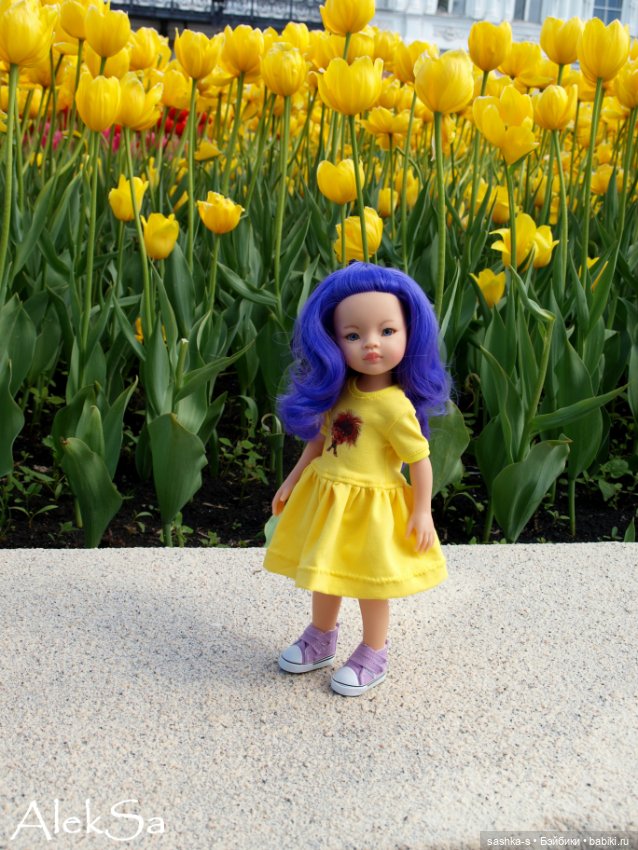 Весна, тюльпаны, Вайлет — Куклы Paola Reina (Паола Рейна): новинки (фото 5)