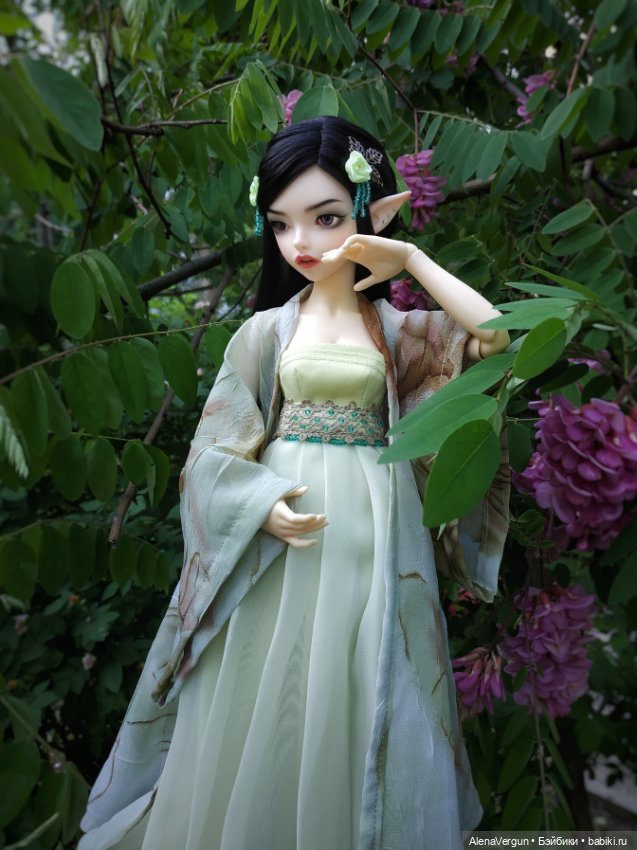 Розовая акация в китайском стиле (фото 3)