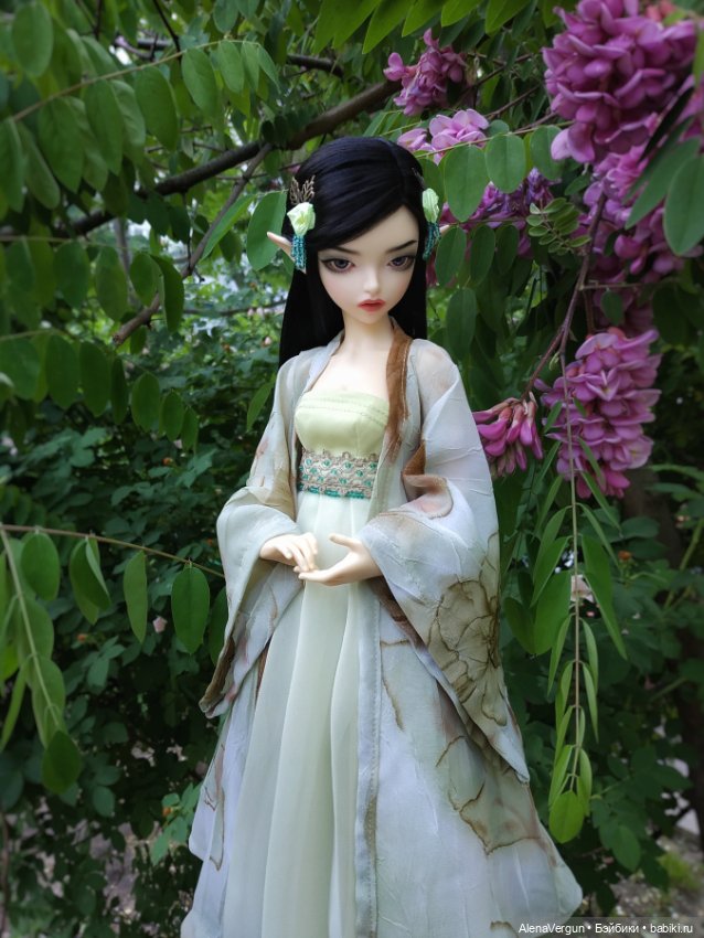 Розовая акация в китайском стиле (фото 2)