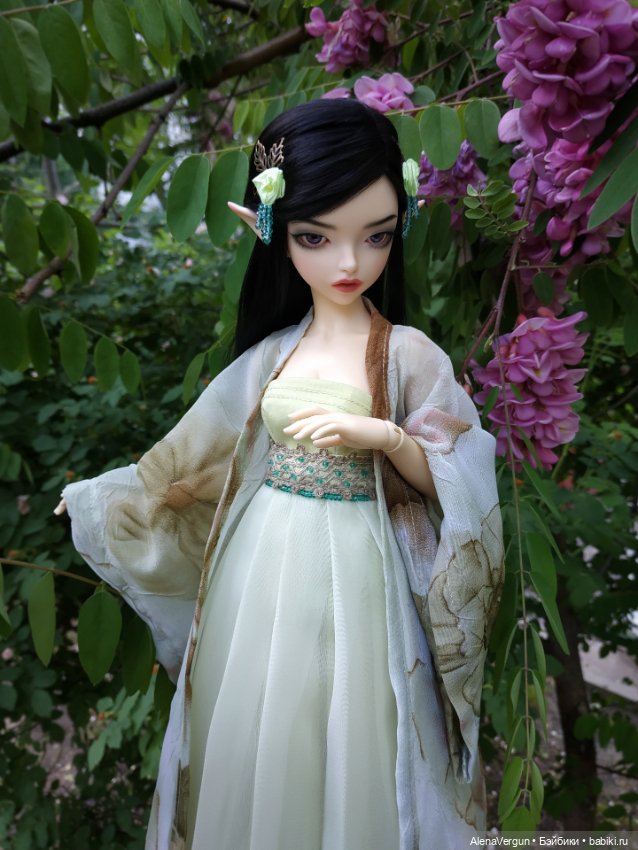 Розовая акация в китайском стиле (фото 6)