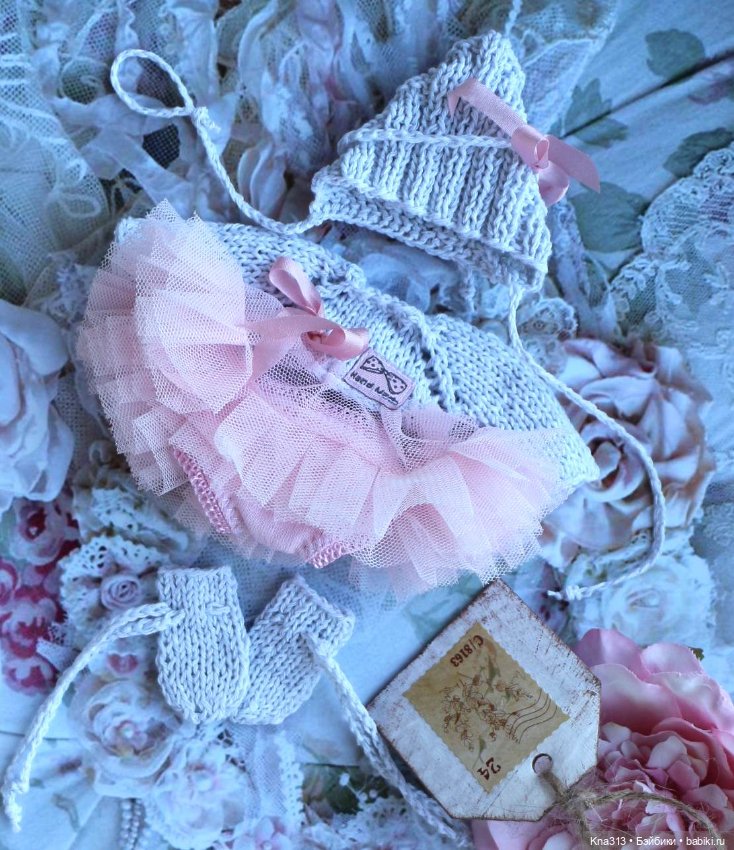 Россыпь одёжек для очень маленьких реборнов (фото 10)