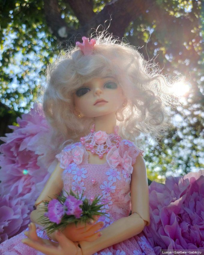 Принцесса пионов 💮💮💮 — Куклы Dollzone (Доллзон): BJD (БЖД) (фото 2)